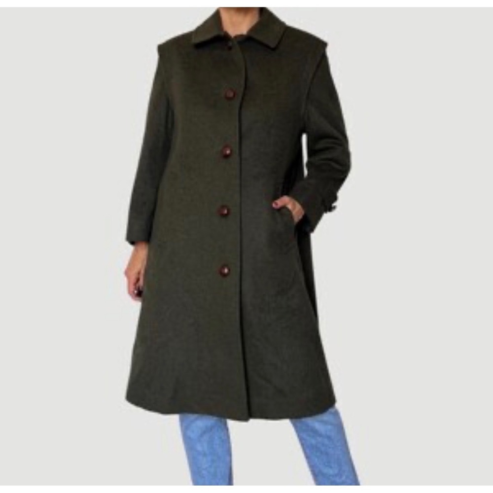 VTG 70's Green Wool Womens Coat Small Wenger Authentic‎ Austrian
Trachten 80's